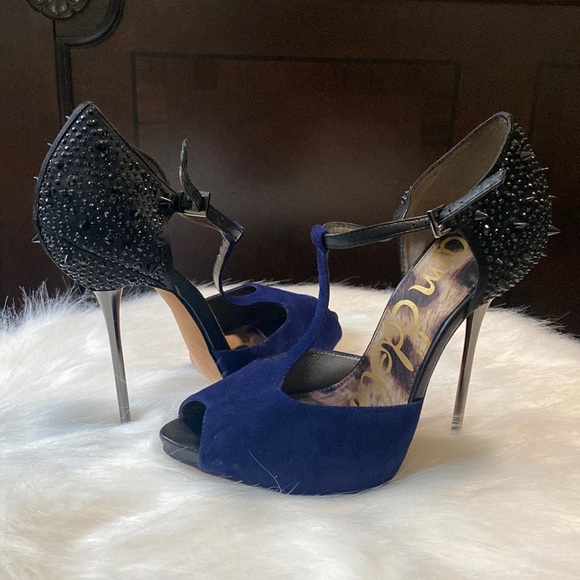 Sam Edelman Scarlett Suede Spiked Heel - Picture 2 of 8